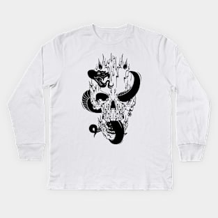 Skull!! Kids Long Sleeve T-Shirt